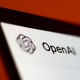 A screen with OpenAI logo.