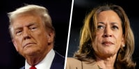 Donald Trump and Kamala Harris