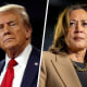 Donald Trump and Kamala Harris