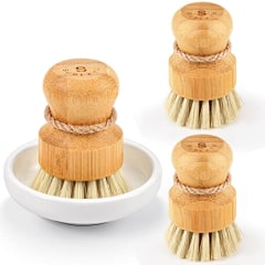 Bamboo Dish Scrub Brushes